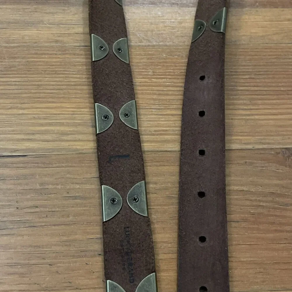 Lucky Brand Brown Leather Belt Large 1